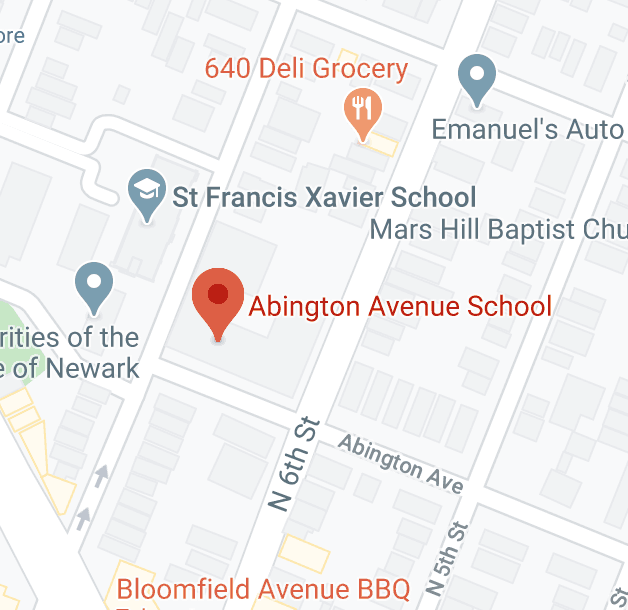 Map to Abington Avenue School