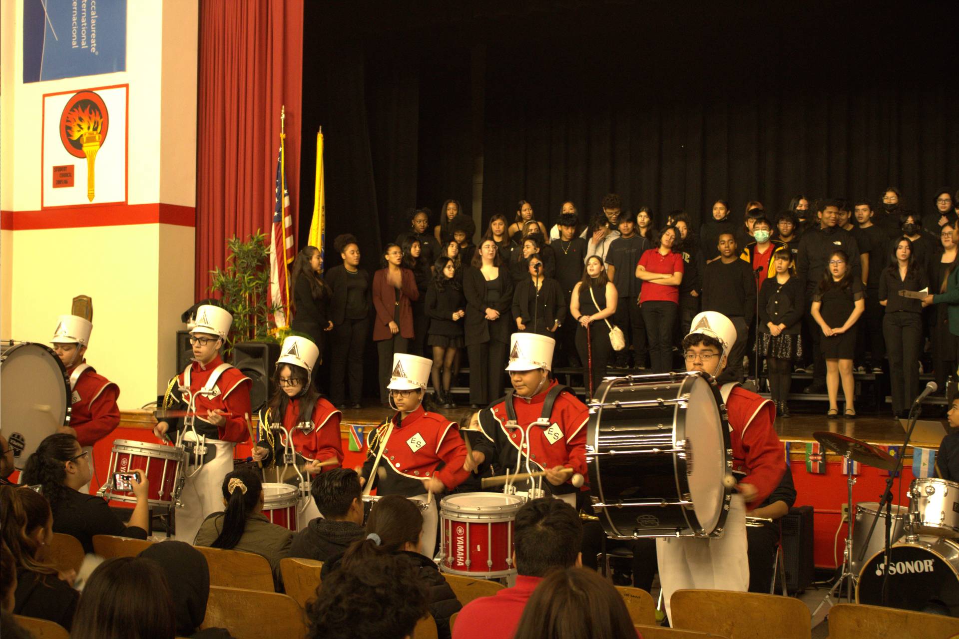 Winter concert marching band