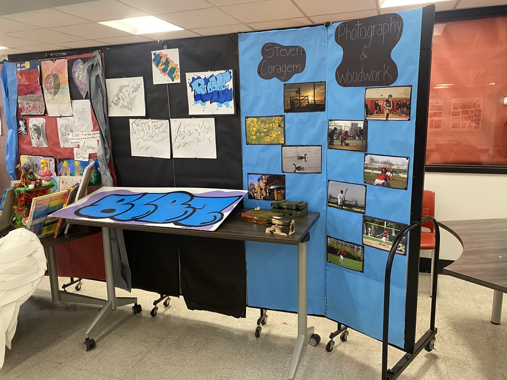 ESHS Artshow display