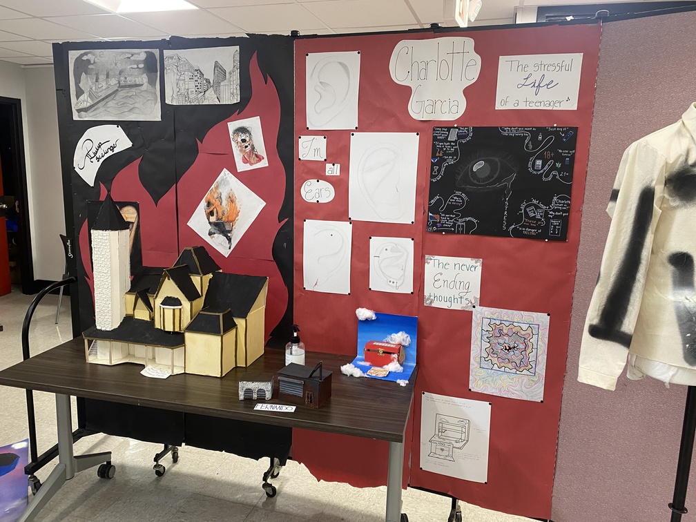 ESHS Artshow display