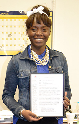 Louise Kajinake, Senior Barringer Academy of S.T.E.A.M.