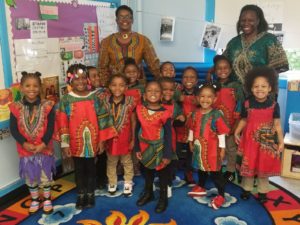 Students in Dashiki