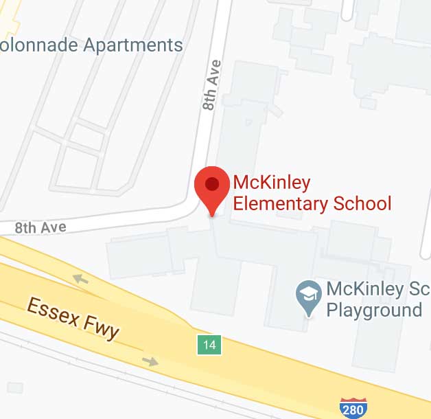 Map to McKinley Elementary