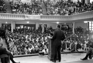 ML King speaks at Southside in 1968