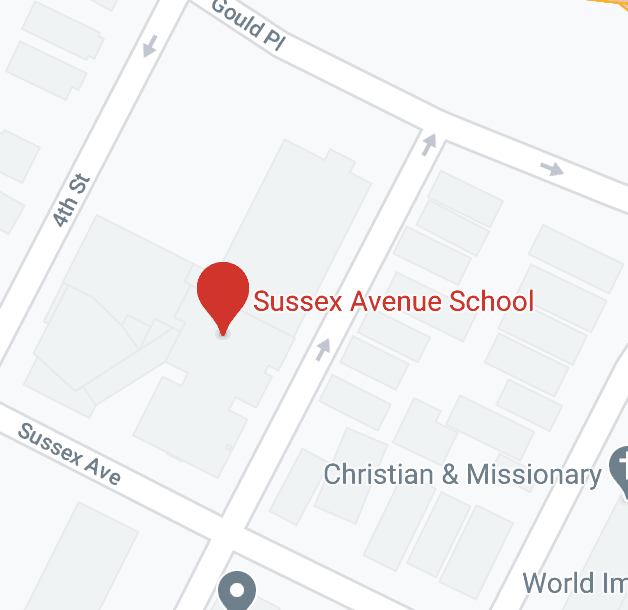 Google Map to Sussex Avenue School