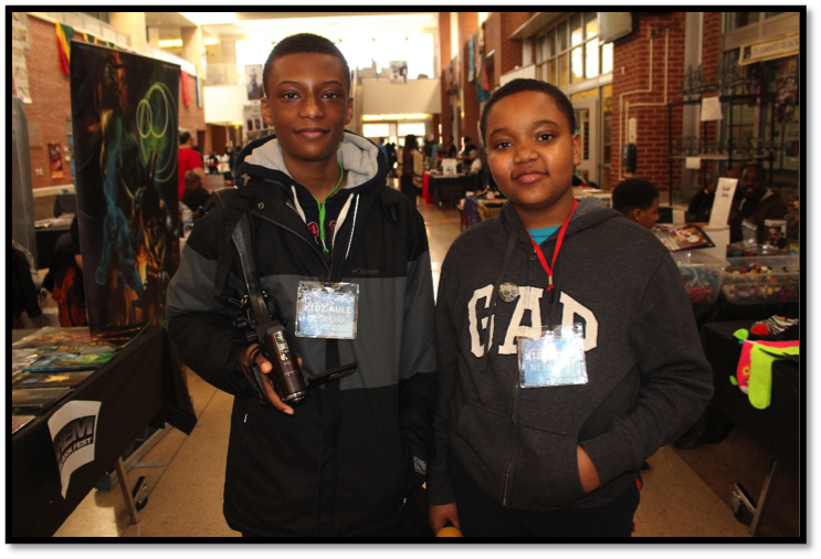 Over 600 people attended the second annual KHEM COMIC FEST this weekend at Central High School.