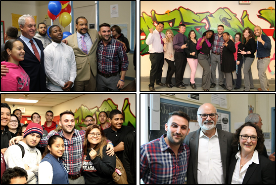  Brian Klasner was honored by Superintendent Christopher D. Cerf, administrators, fellow teachers, students, and family members on Tuesday, being presented with the 2017 “Newark Teacher of the Year” award at East Side Big Picture Academy.