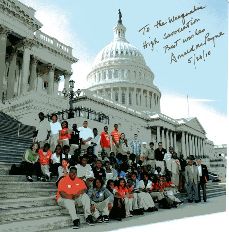 Weequahic Students at Capital in Washington DC