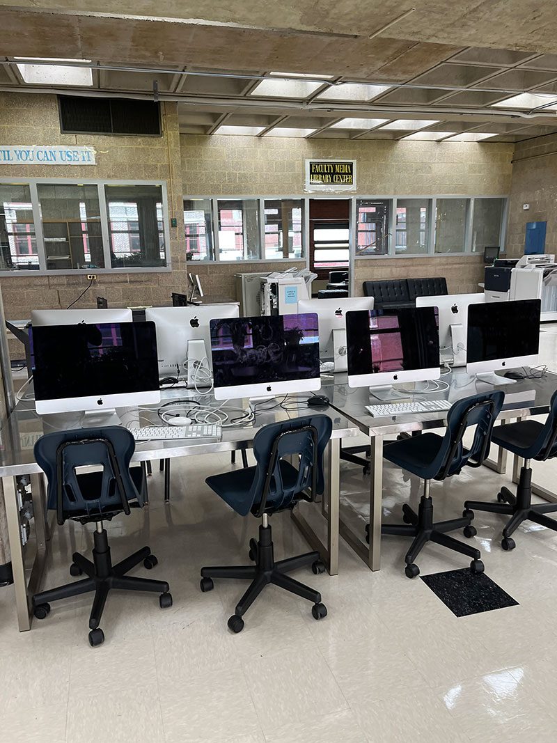 Media Center Upgrade at Malcolm X Shabazz.