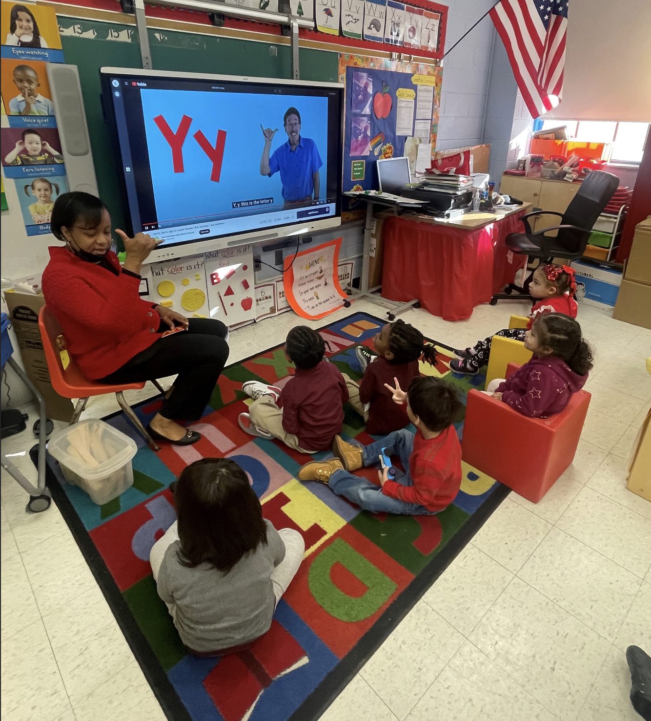 Teacher at Rafael Hernandez uses adaptations to provide students with grade-level instruction

