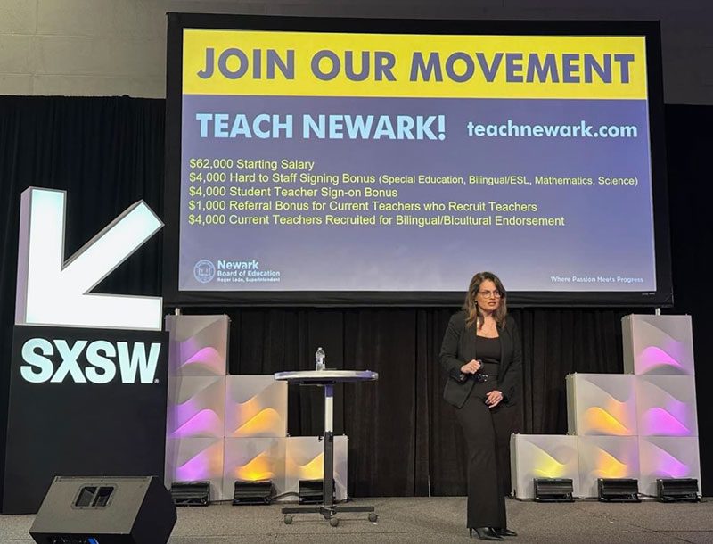 Assistant Superintendent, Dr. Yolanda Mendez, presents at the SXSW EDU Conference in Austin, TX