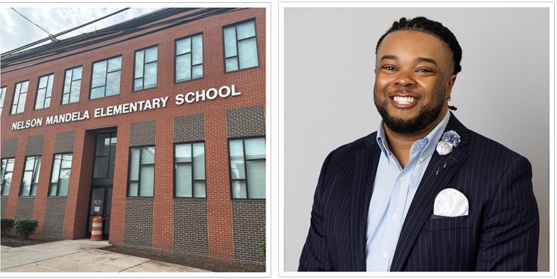 Principal Ryan D. Silver of Nelson Mandela Elementary School