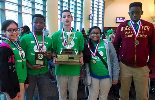  8th Graders: Hakeem Ceesay, Christopher Certa, Emily Harripersaud, Prince Abimah and Raelyn Princeton